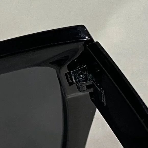 Aire Haedus Oversized Square Cat-Eye Sunglasses Black Smoke Mono NWT - Picture 6 of 15